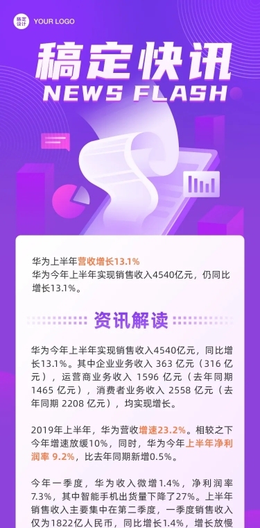 速报快报快讯消息新闻文章长图