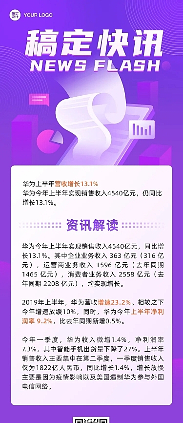 速报快报快讯消息新闻文章长图