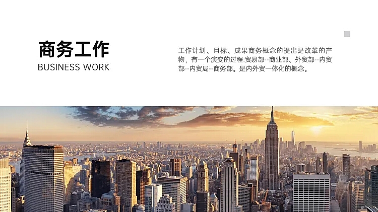 并列关系1项PPT图文页