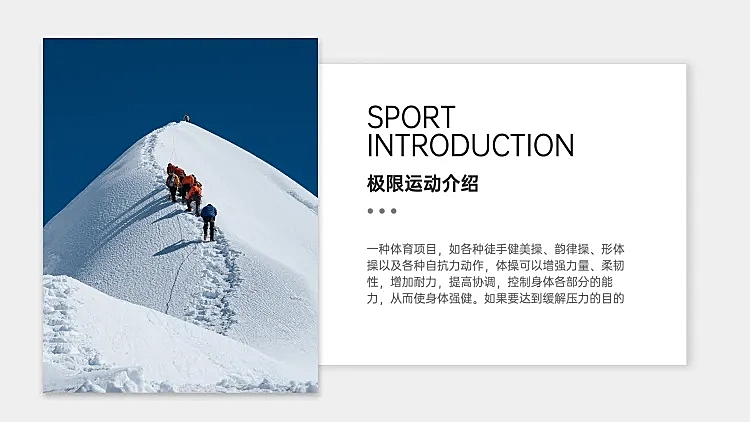 并列关系1项PPT图文页
