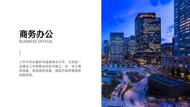 点击进入编辑 并列关系1项PPT图文页预览效果
