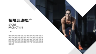 并列关系1项PPT图文页