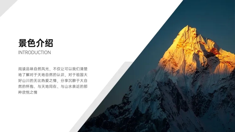 并列关系1项PPT图文页预览效果