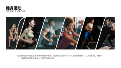 并列关系1项PPT图文页