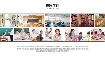 并列关系1项PPT图文页