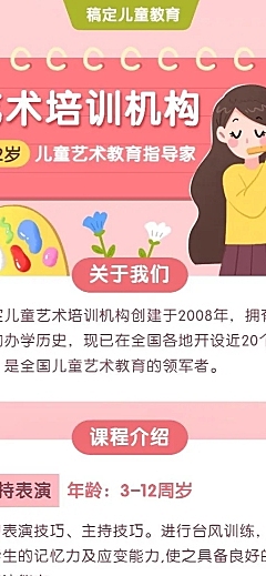 美术音乐/培训招生/长图海报