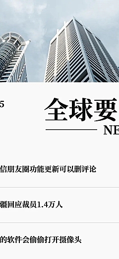 电子简报新闻资讯头条报告长图