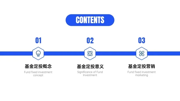 简约商务金融PPT目录页预览效果