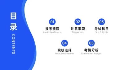 简约商务分享会PPT目录页