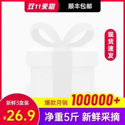 双11食品水果主图图标
