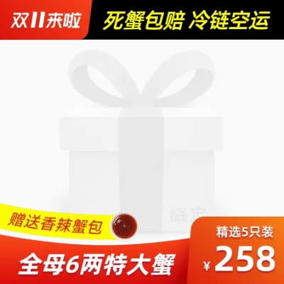双11生鲜海鲜主图图标