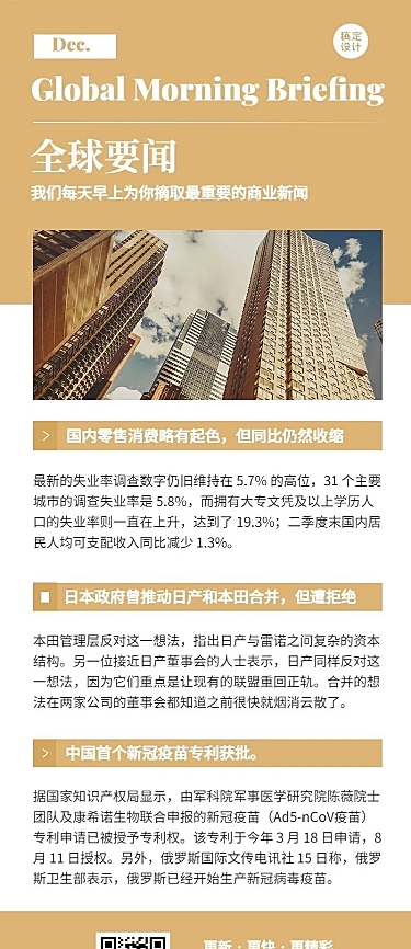 新闻简报要闻回顾报告快讯