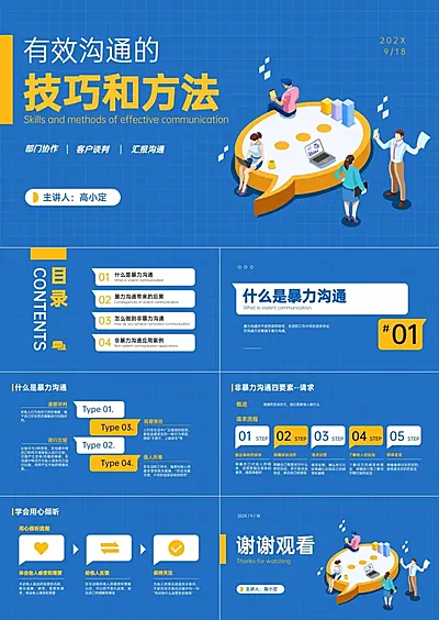 企业培训沟通技巧方法PPT