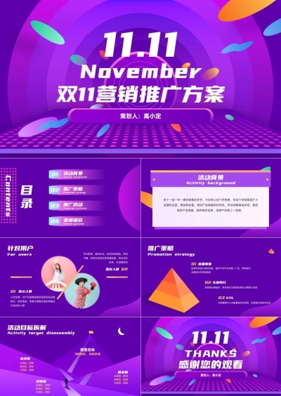 双11双12电商营销策划方案PPT