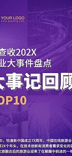 H5长页年度行业大事盘点年末回顾总结