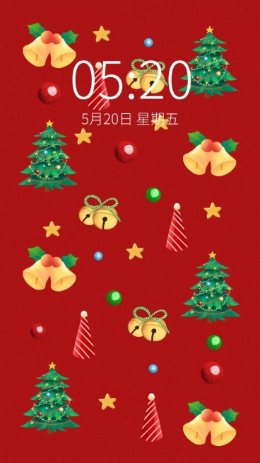 圣诞节文体娱乐宣传推广简约元素海报预览效果