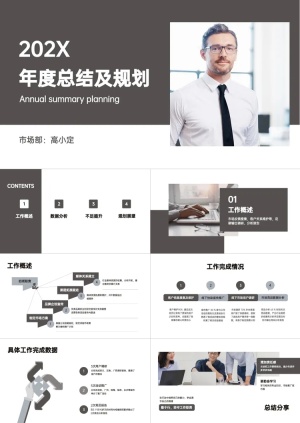年度总结规划PPT