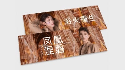 华丽风横版手幅明星应援饭制安利