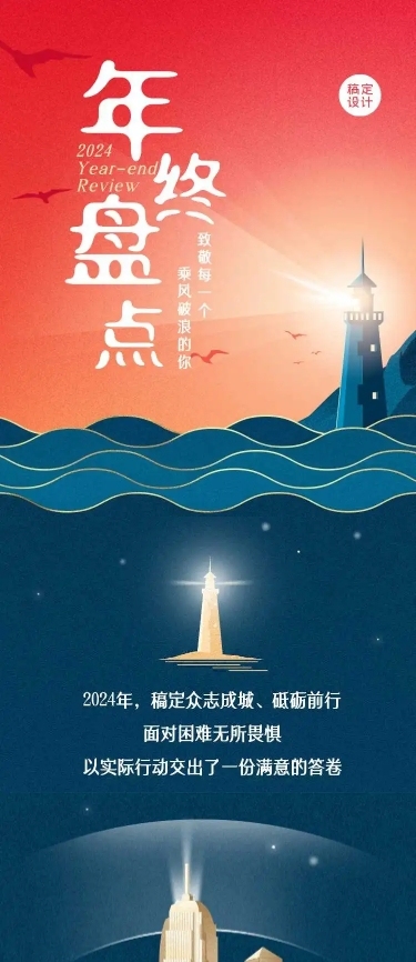 H5长页年终盘点年末复盘总结回顾