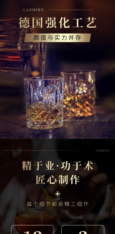 百货厨具杯子酒杯详情页