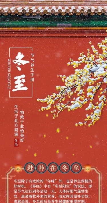 至养生手册健康保健节气长图