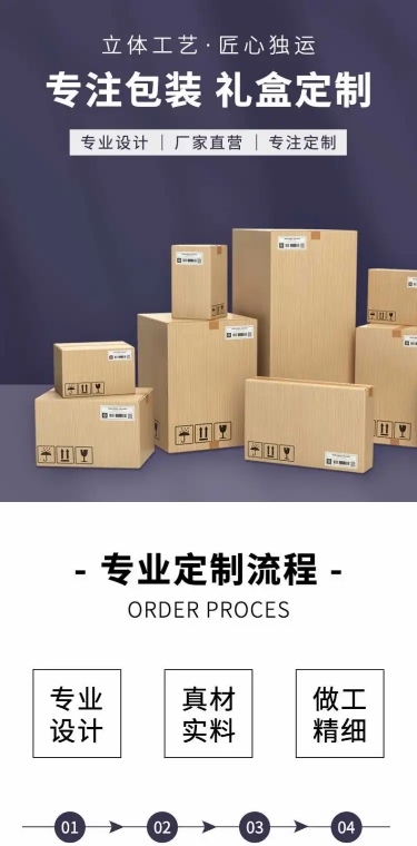 1688工厂百货包装盒详情页