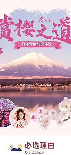旅游出行攻略实景樱花详情页