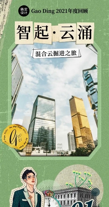 H5长页创意回顾招聘复古人物介绍公告关键词