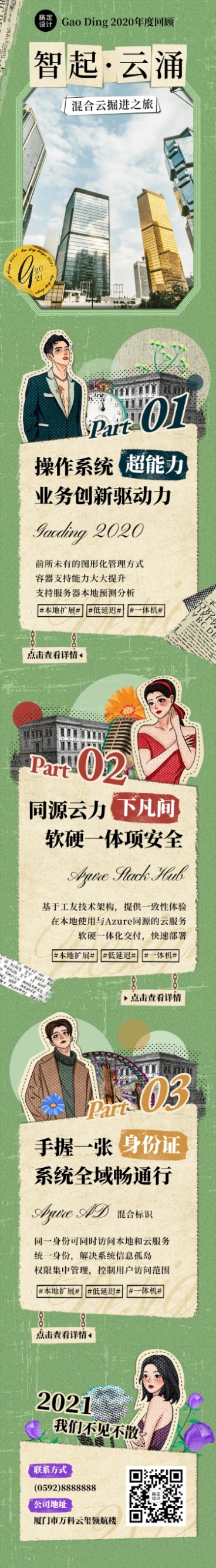 回顾招聘复古人物介绍公告关键词预览效果