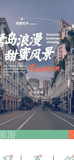 旅游出行攻略指南实景详情页