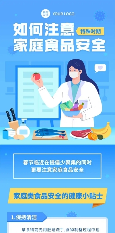 食品安全医疗健康文章长图