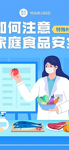 食品安全医疗健康文章长图