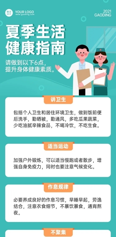 医疗健康民生一图读懂文章长图
