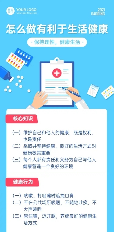 民生医疗卫生健康一图读懂文章长图