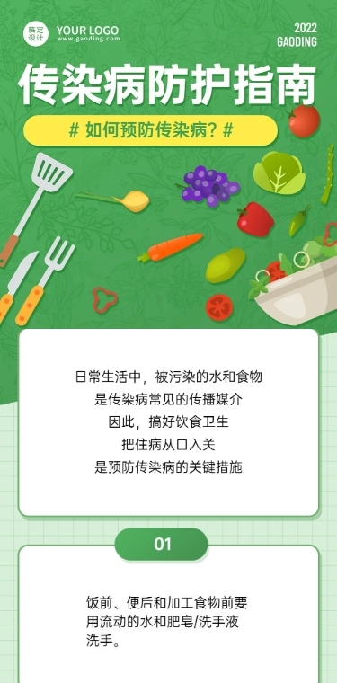 民生政务食品安全卫生须知文章长图