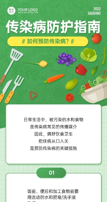 民生政务食品安全卫生须知文章长图