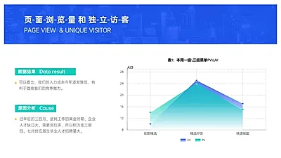 网站运营通用图表PPT图文页