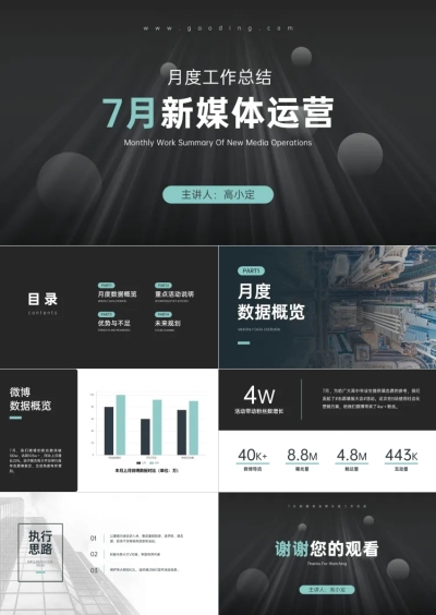 简约新媒体运营培训PPT