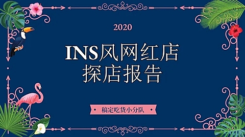 清新时尚INS风PPT封面
