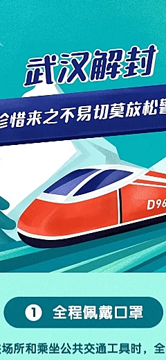 武汉解封交通工具预防传染文章长图