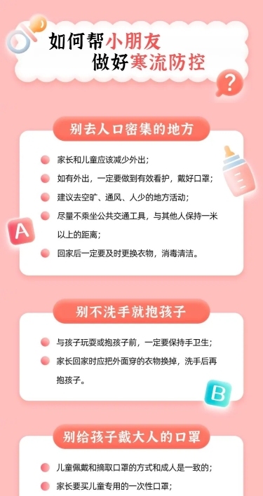 医疗健康婴幼儿指南科普文章长图
