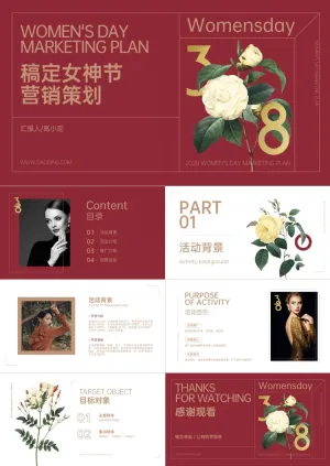 38女神节营销推广策划PPT