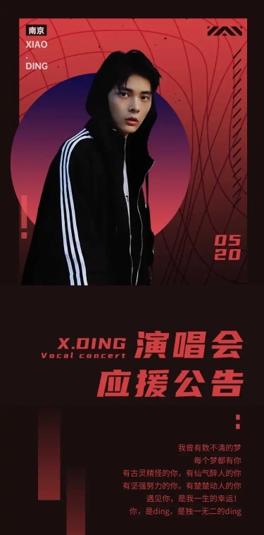 明星演唱会·粉丝应援流程文章长图
