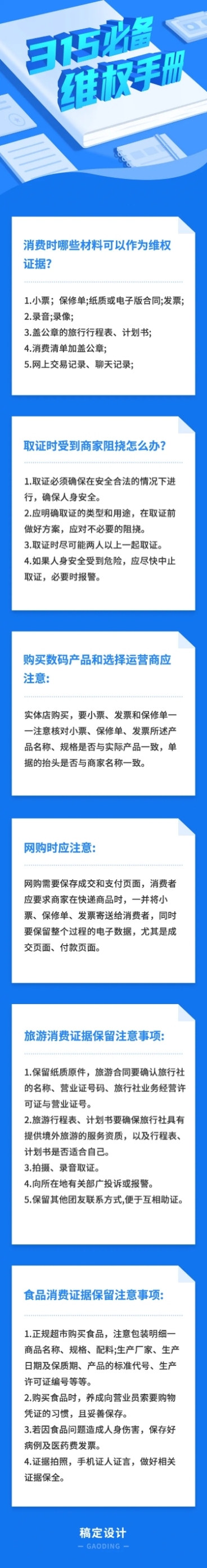 315消费者权益日维权科普文章长图预览效果