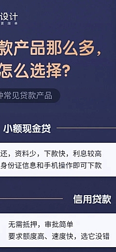 金融保险贷款产品如何选择理财知识科普海报