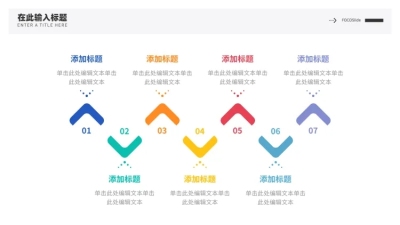 并列关系多项PPT图文页