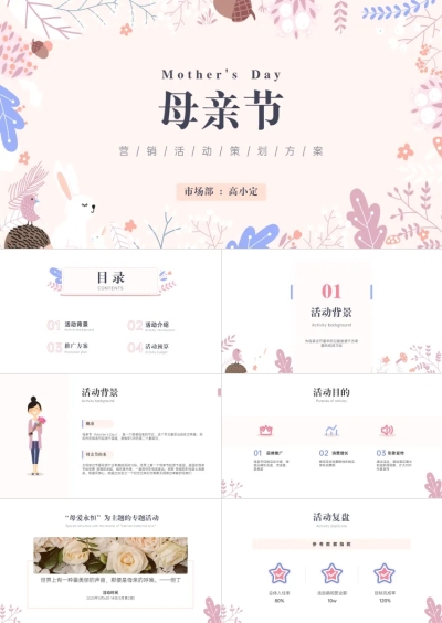 母亲节营销活动策划方案PPT