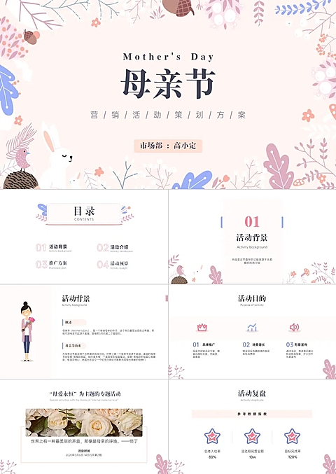 母亲节营销活动策划方案PPT