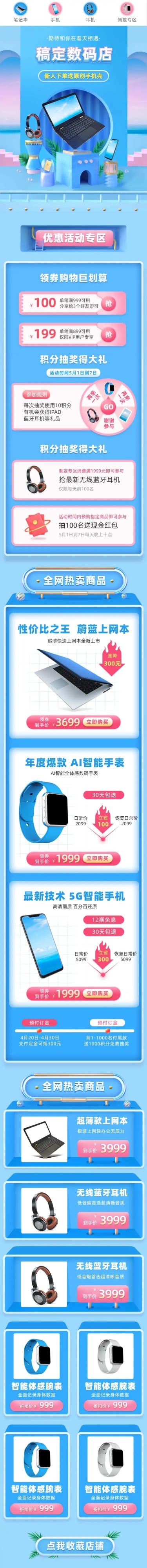 3C数码C4D店铺首页