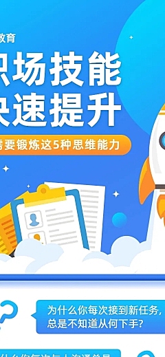 职场技能思维培训提升课课详情页